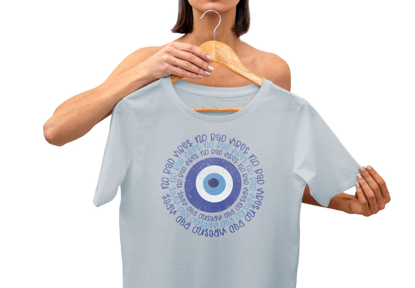 No bad vibes, Evil eye, protect your energy t shirt, short sleeve shirt,