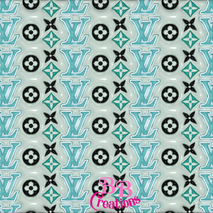 Lv Luxury 3D puff patterned vinyl, waterproof vinyl, resin art, resin glitters, tumbler ideas