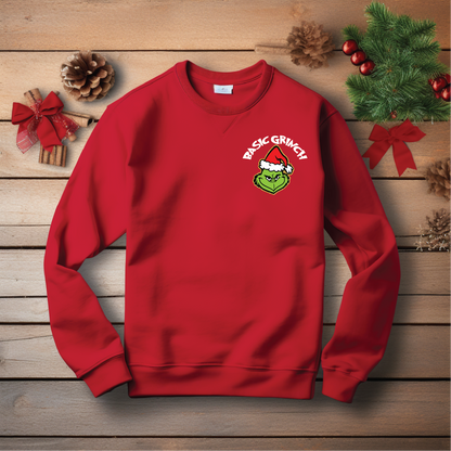 Basic Grinch sweatshirt, clothing , green Christmas,