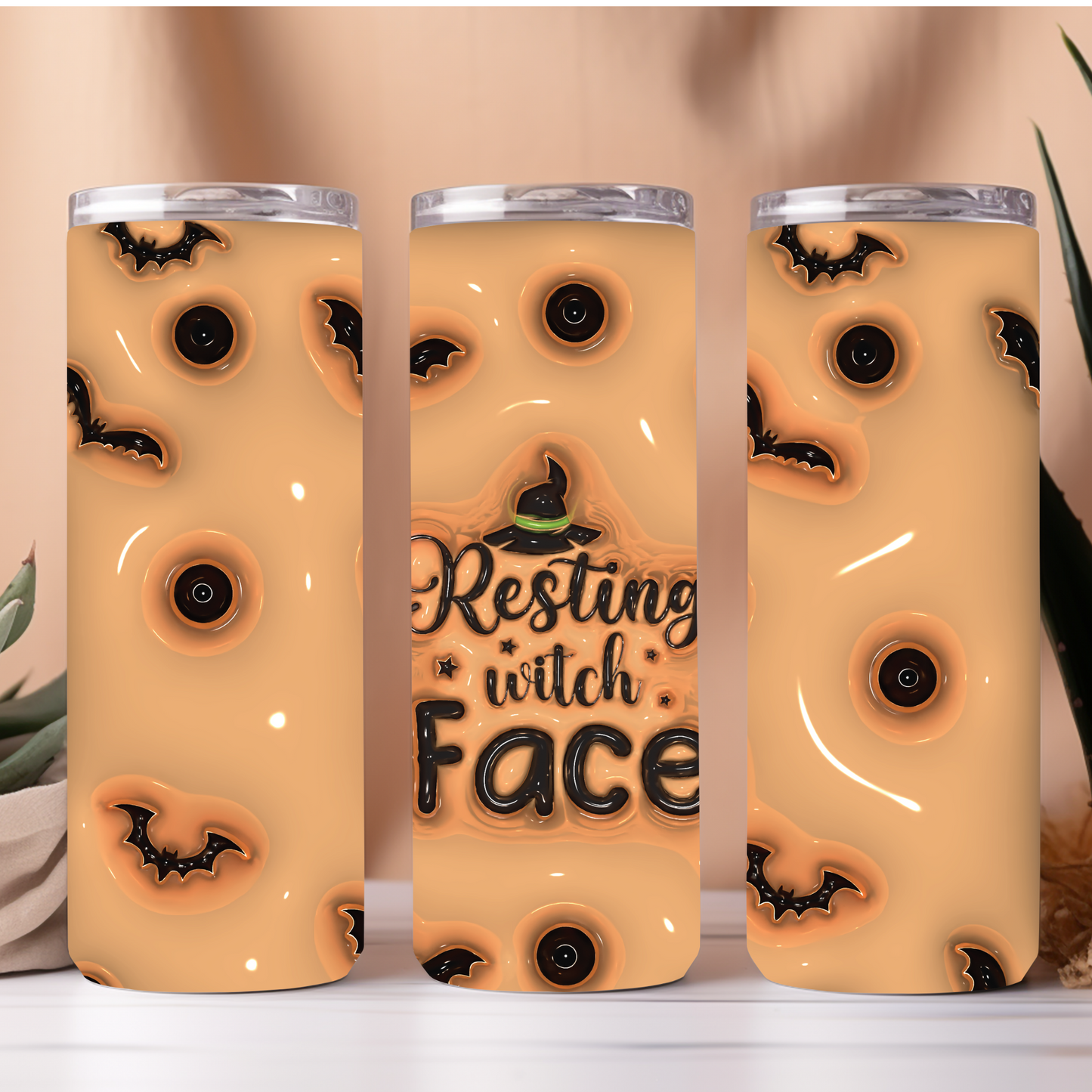Resting witch face Sublimation Wrap PNG, halloween , halloween design, tumbler ideas, tumbler sublimation