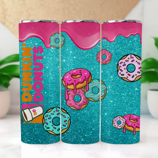 Coffee Dunkin' Donuts, donuts lover, coffee lover, sublimation design