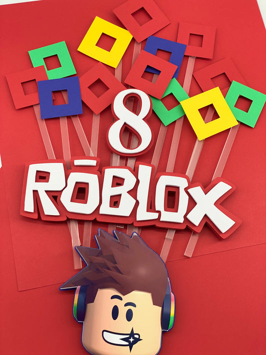 Roblox Cake topper