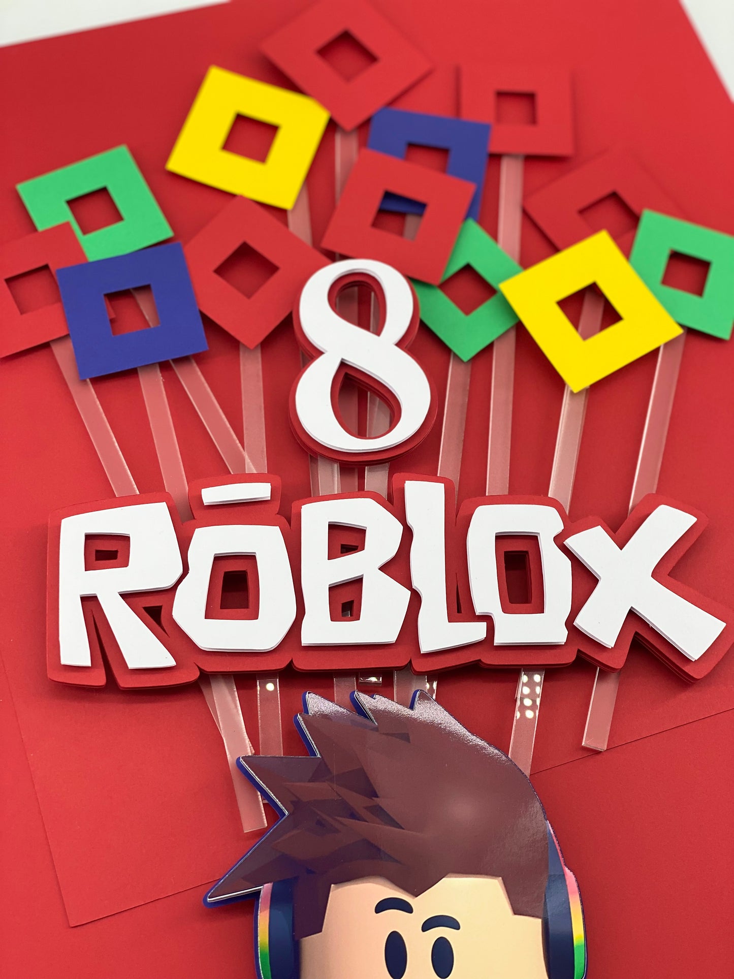 Roblox Cake topper