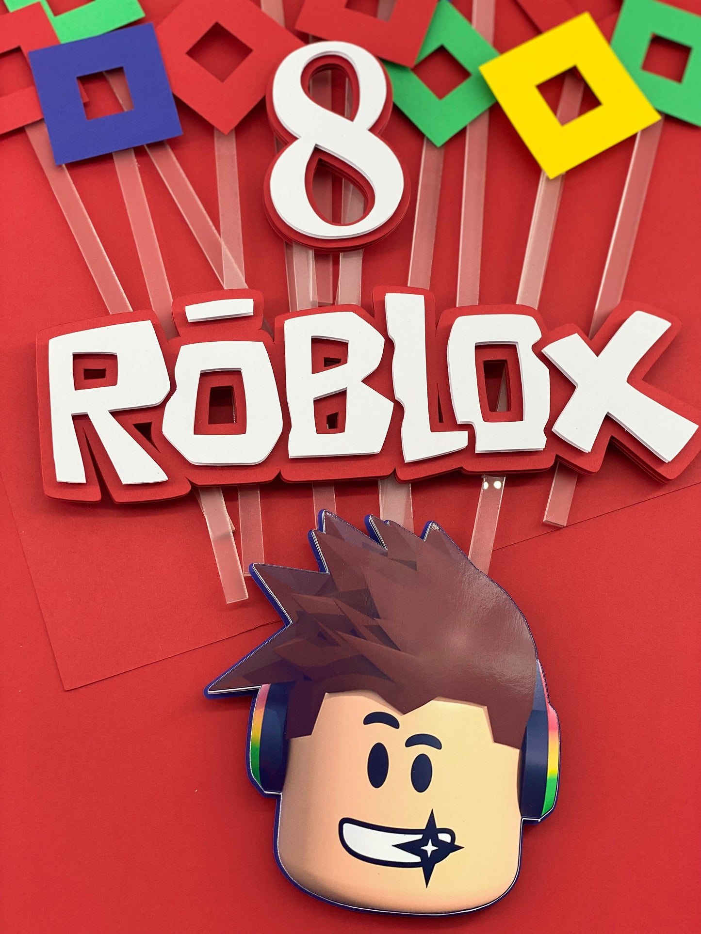 Roblox Cake topper