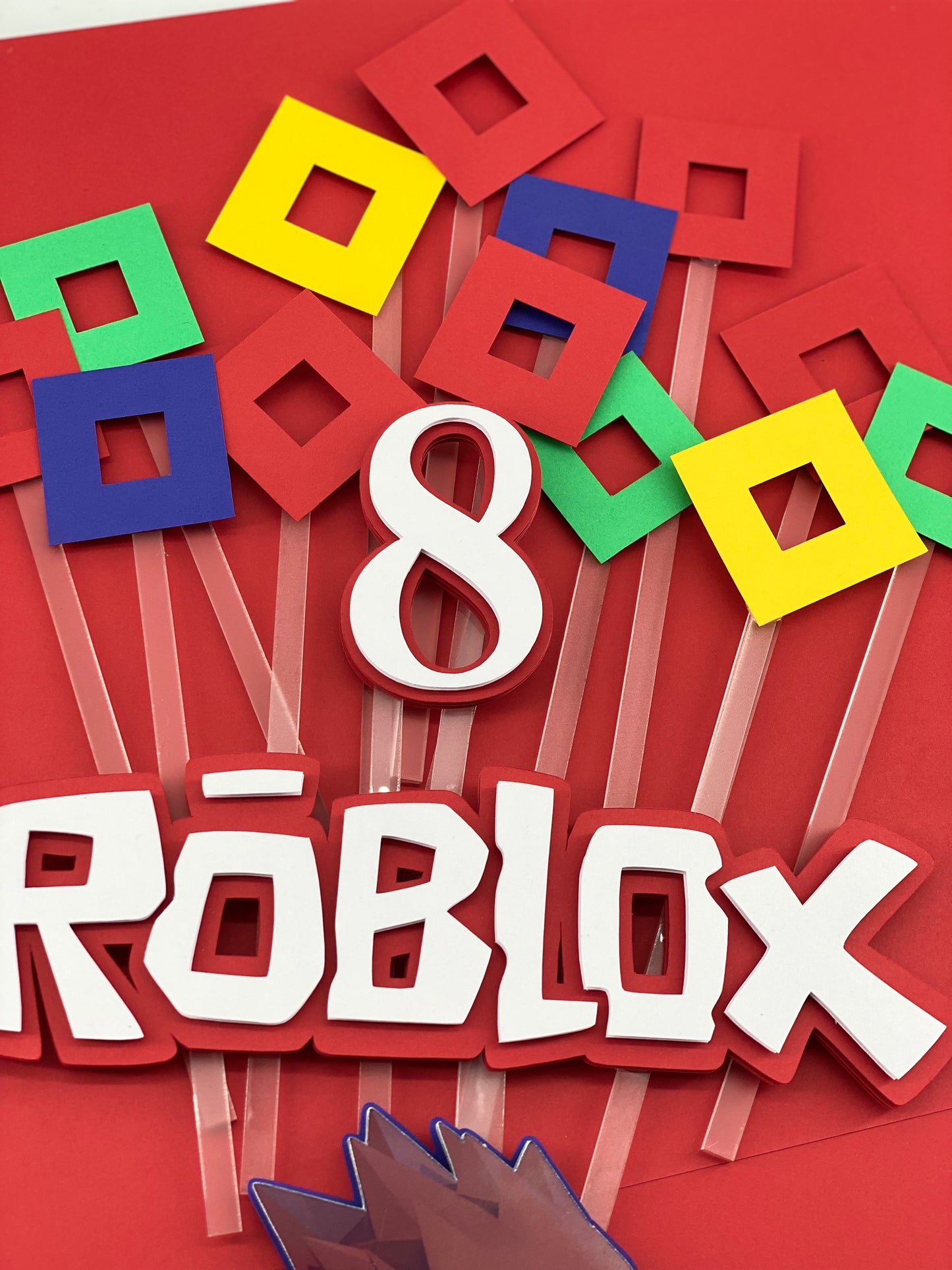 Roblox Cake topper