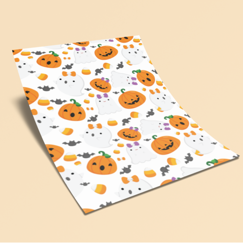 Pumpkin ghost, Sublimation Wrap PNG, Sublimation design , tumbler design, halloween design, halloween tumbler, tumbler ideas