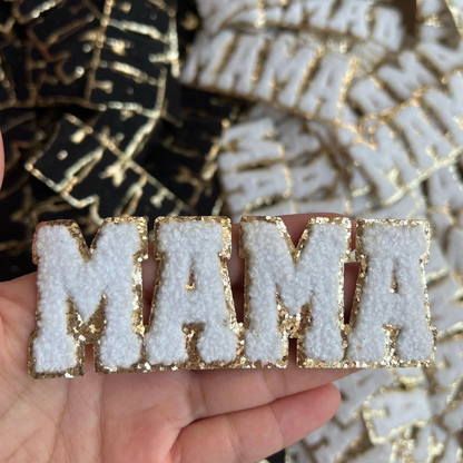 Mama White- chenille patch