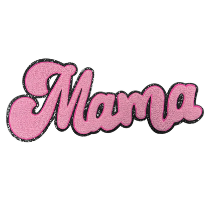 Mama Pink- chenille patch