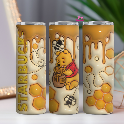 Winnie the Pooh sublimation wrap png