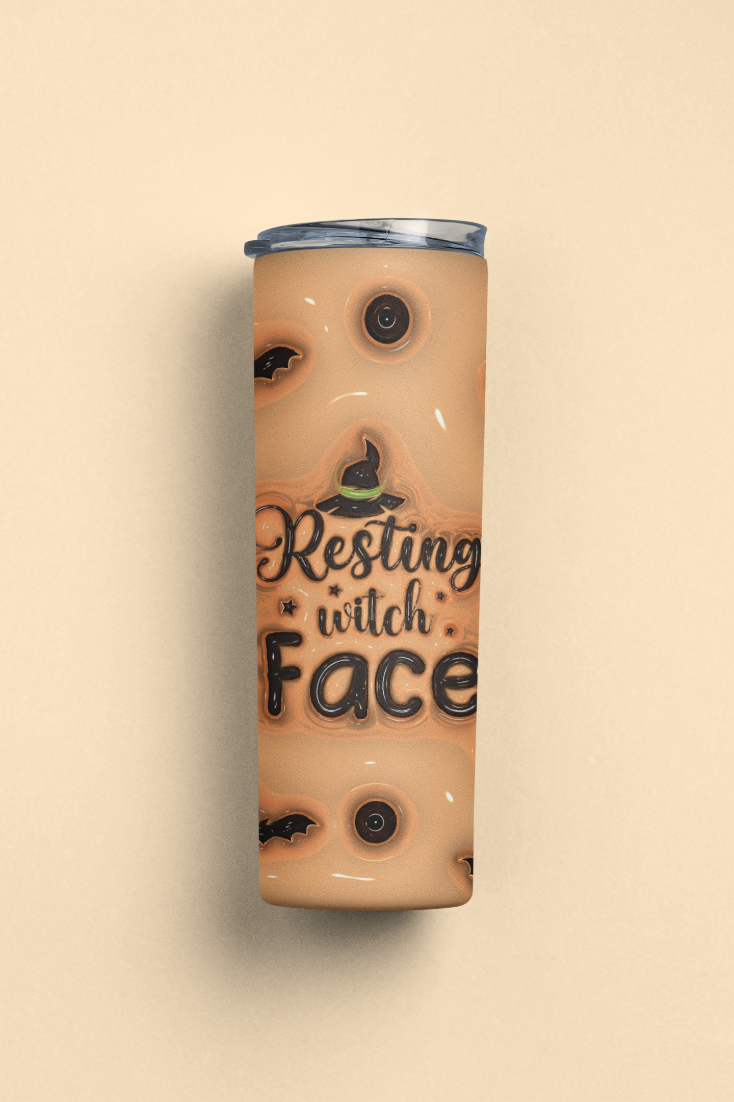 Resting witch face Sublimation Wrap PNG, halloween , halloween design, tumbler ideas, tumbler sublimation