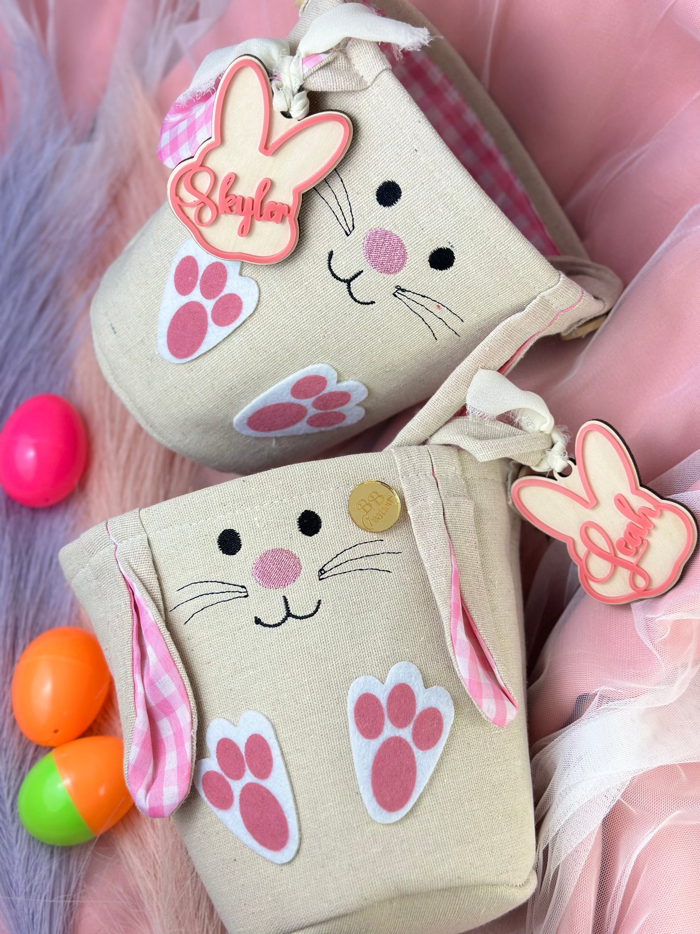 Easter Basket Tags, easter bunny tags, bunny ears, easter
